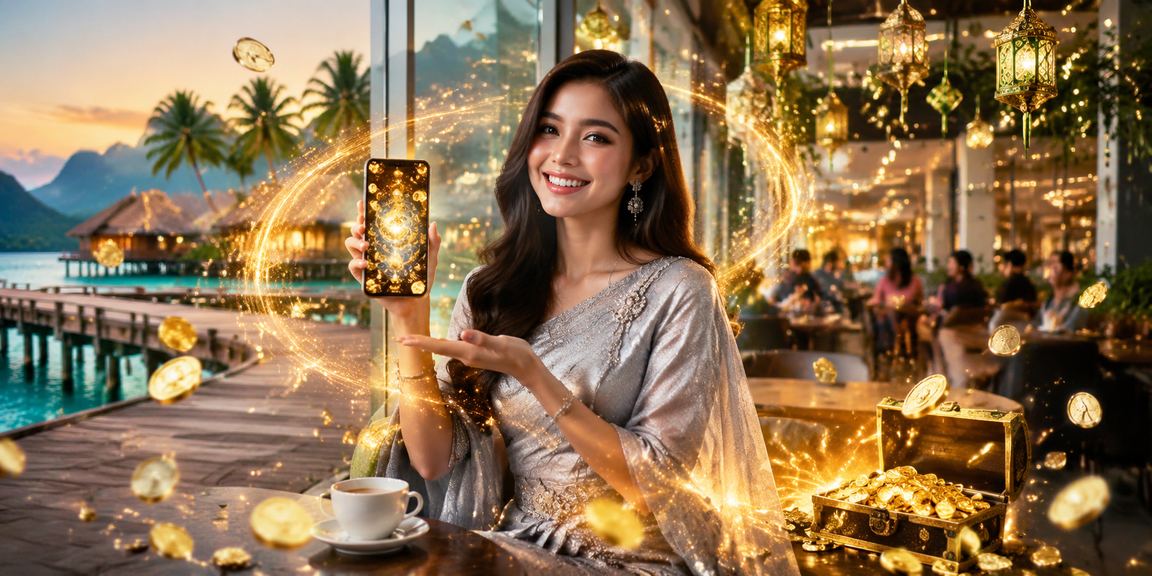 Pemain mengakses kasino mudah alih di Sabah semasa Hari Raya